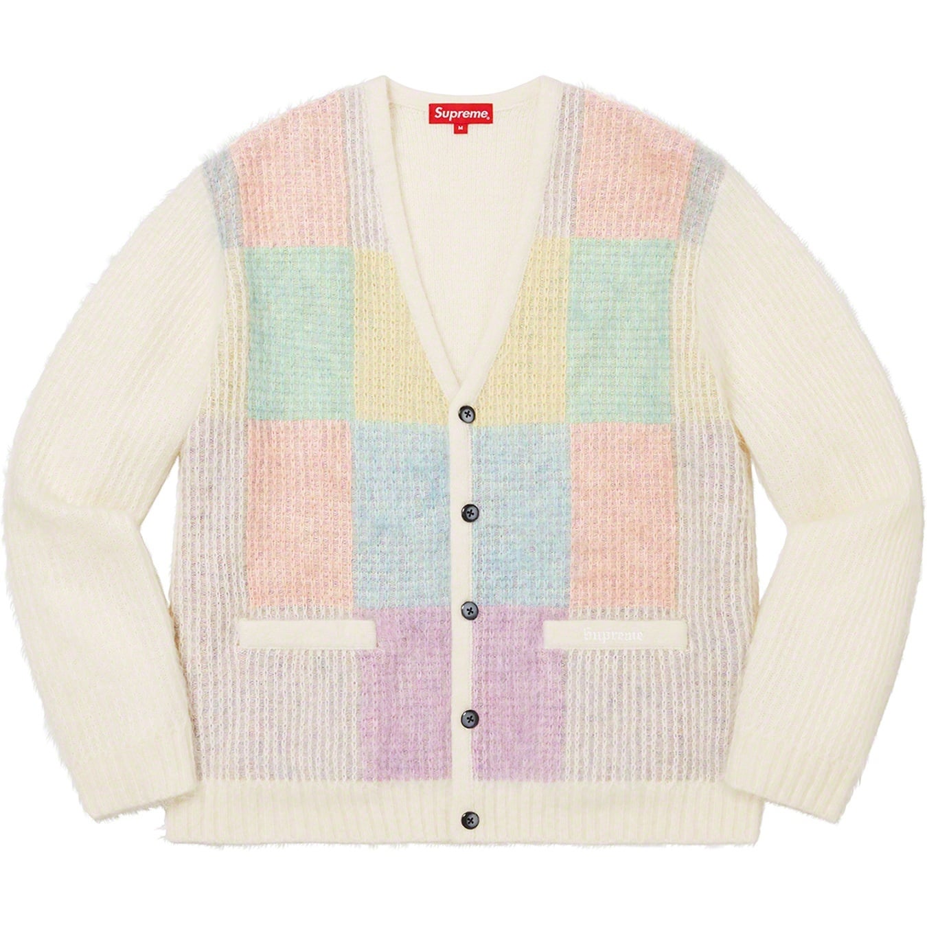 Brushed Grid Cardigan view 6